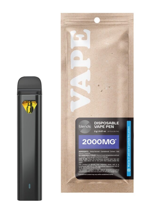 Creativity Blend - 2000mg - Sativa Vape Pen - 2ml - Blends by Fresh (Tangie OG, 2,000mg)