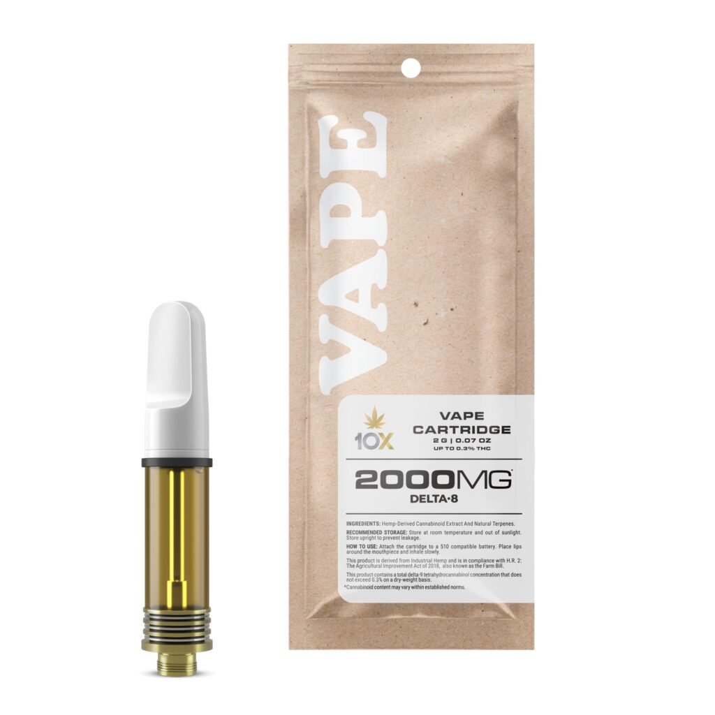 D8 Vape Cart - 2000mg - Grand Daddy Pluto - Indica - 2ml - 10X (2,000mg)