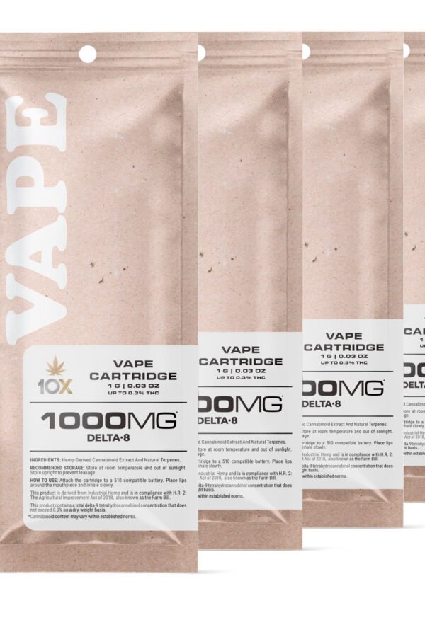 D8 Vape Carts Bundle - 900mg - 10X