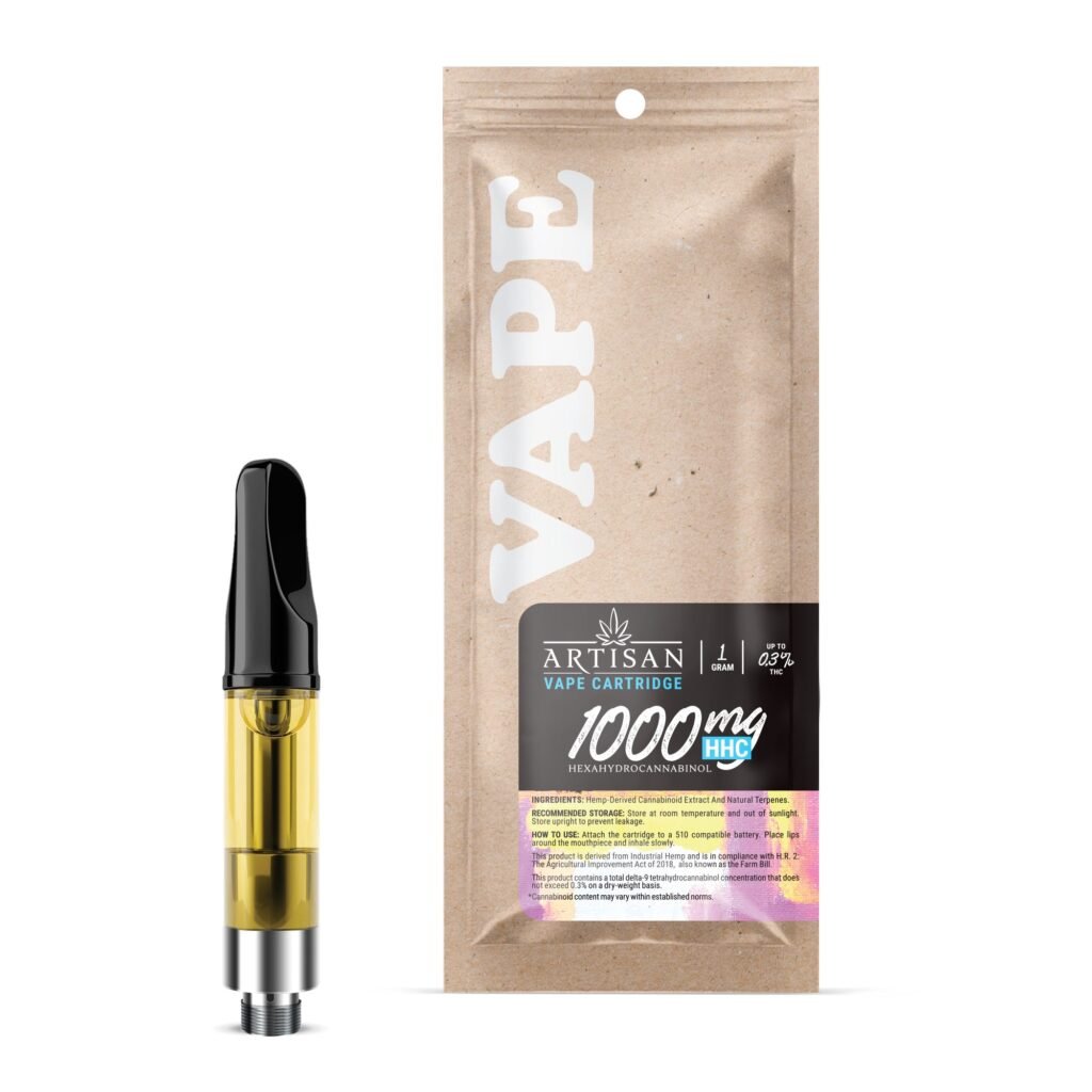 HHC Vape Cart - 1000mg - Maui Wowie - Sativa - 1ml - Artisan (1,000mg)