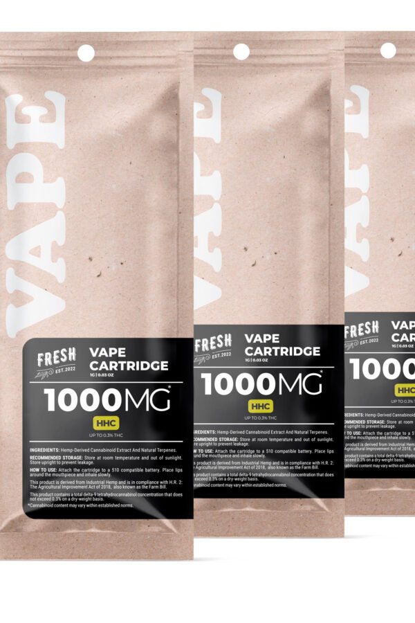 HHC Vape Carts Bundle - 900mg - Fresh
